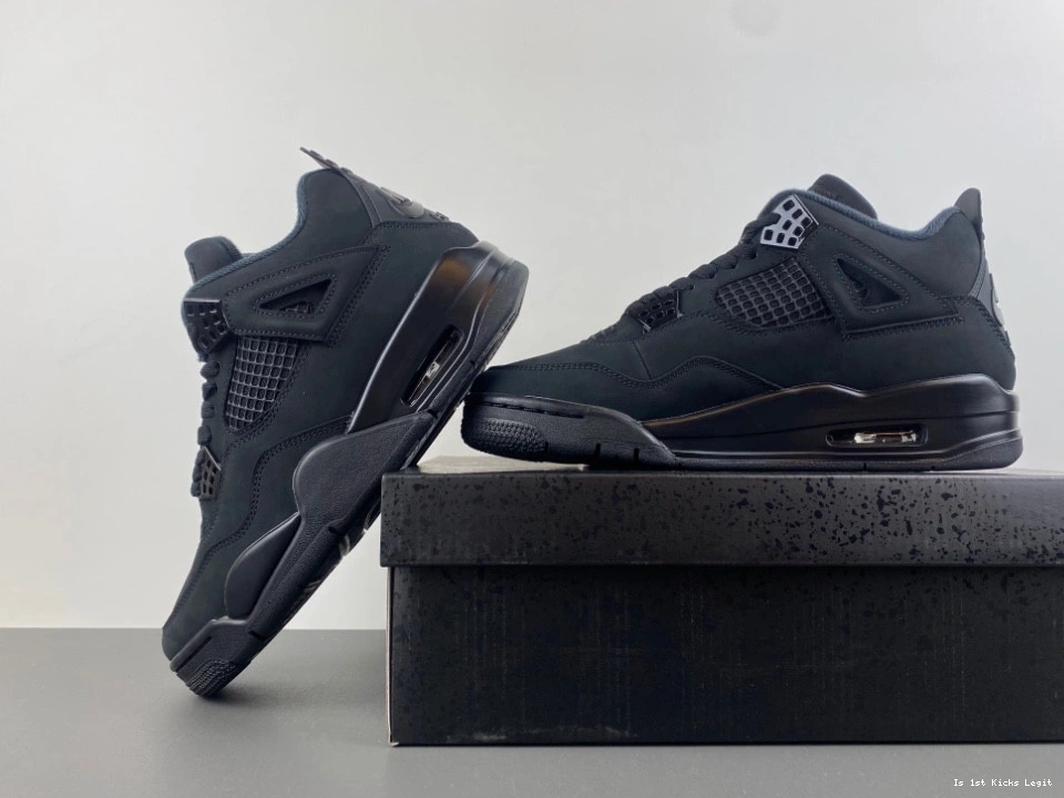 4 (2025) FV5029-010 Cat Retro Jordan Men's Black  1018